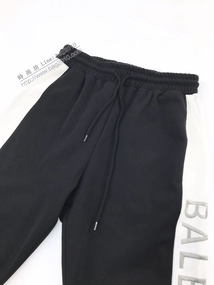 Balenciaga男裝 巴黎世家秋冬百搭單品側面刺繡九分褲  ydi3044